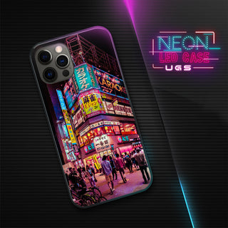Cyberpunk Anime Aesthetic in TokyoLED Case for iPhone