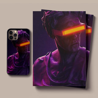 Cyberpunk Portrait LED Case for iPhone
