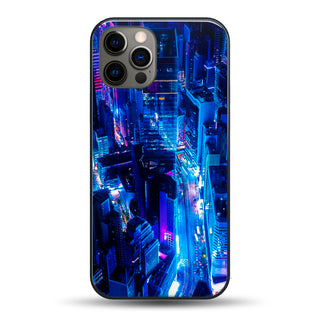 Cyberpunk City Night TPU Case for iPhone