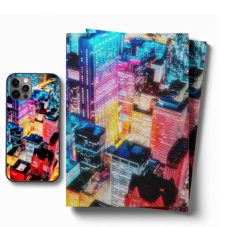 Neon City Night TPU Case for iPhone