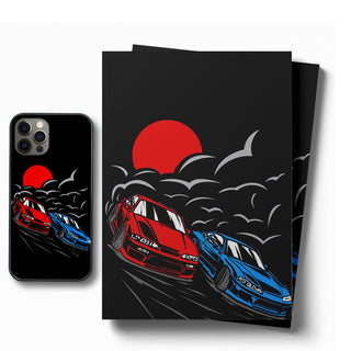 Nissan Silvia s15 s14 LED Case for iPhone