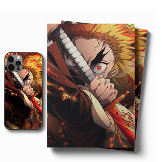 Rengoku Kyoujurou LED Case for iPhone