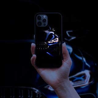 BLUE CAR LED Case for iPhone