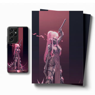 Weapon girl LED Case for Samsung
