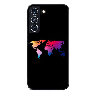 World Map Colorful TPU Case for Samsung