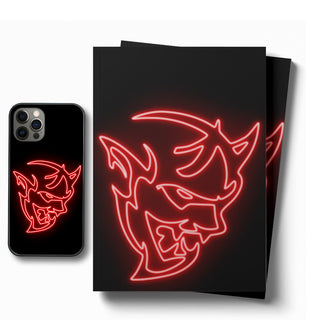 Demon Neon Sign LED Case for iPhone