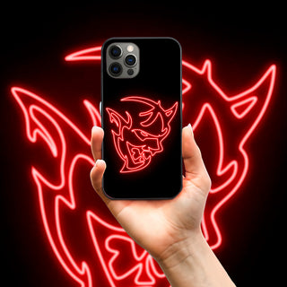 Demon Neon Sign LED Case for iPhone