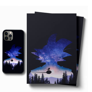 Goku In The Pine Forest TPU Case for iPhone