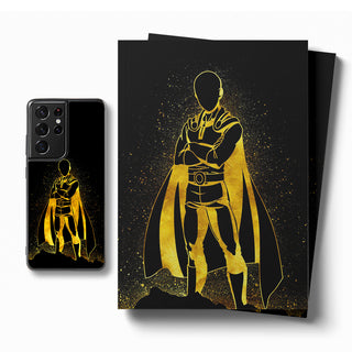 Golden Saitama LED Case for Samsung