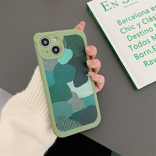 Green Geometric Pattern Cute Cases For iPhone