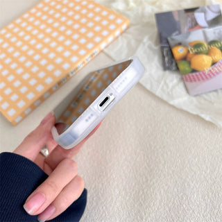 Transparent Cheese Stand Cute Cases For iPhone