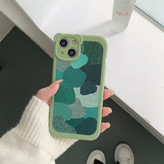 Green Geometric Pattern Cute Cases For iPhone