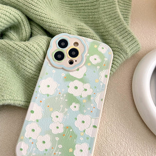 Green Floral Cute Cases For iPhone