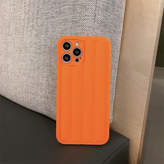 Classic Color Puffer Cute Cases For iPhone