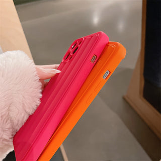 Classic Color Puffer Cute Cases For iPhone