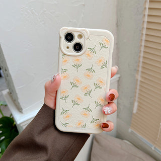 Leather Cute Cases For iPhone Mini Florals