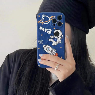 Blue Star Space Cute Phone Cases For iPhone