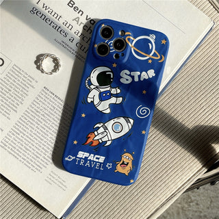 Blue Star Space Cute Phone Cases For iPhone