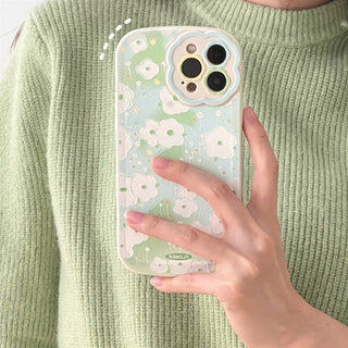 Green Floral Cute Cases For iPhone