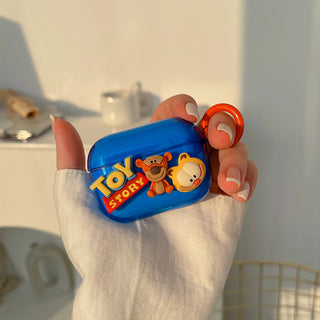 3D Cartoon Toy Earphone Case For Airpods with Keyring