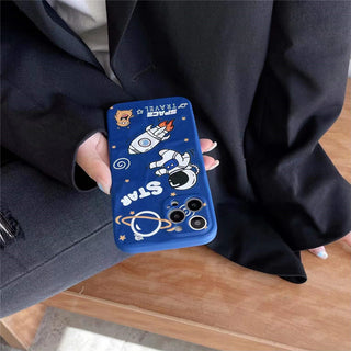 Blue Star Space Cute Phone Cases For iPhone