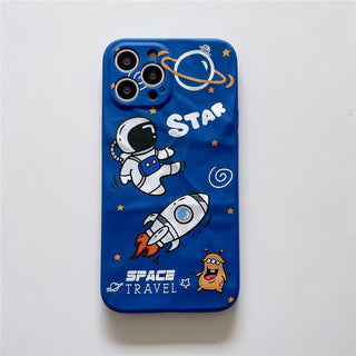 Blue Star Space Cute Phone Cases For iPhone